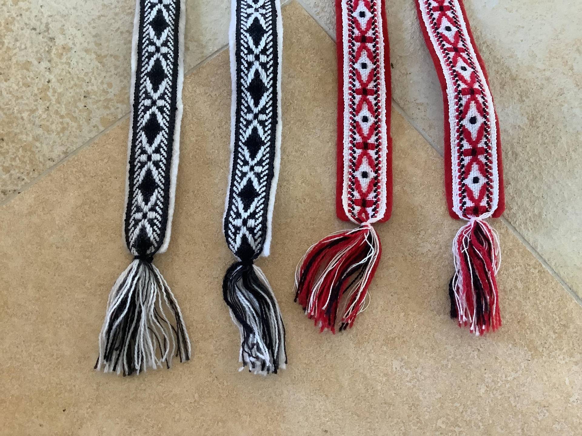Zwei Traditionelle Gewebte Gürtel - Finnland Sami Trachten Zwei Traditionelle Gewebte Gürtel - Finnland Sami Trachten von KleineWerteDinge