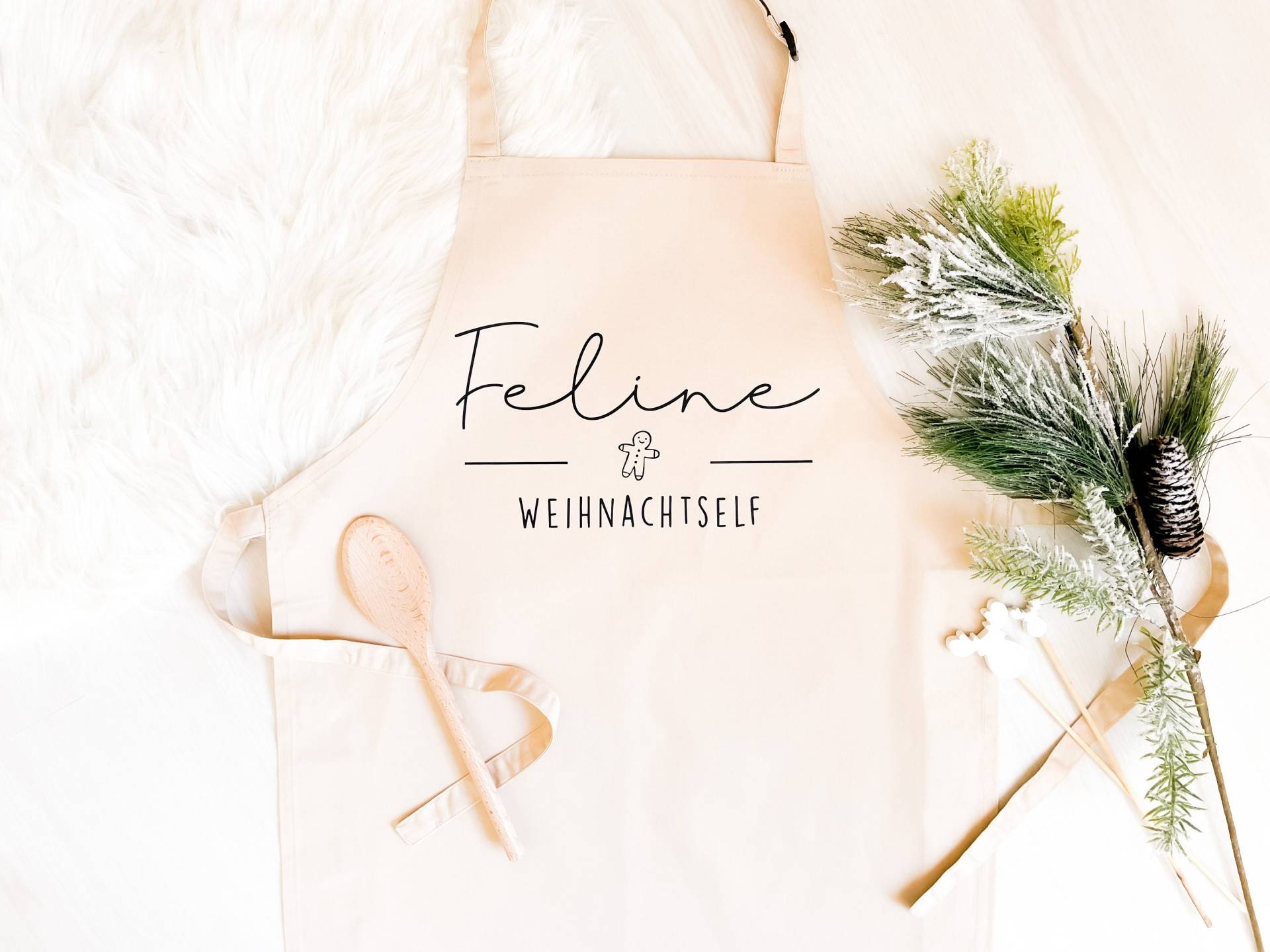 Personalisierte Kinderschürze, Weihnachtliche Motive, Besondere Weihnachtszeit Für Kinder, Kochschürze Kinder von KleineWunderstube