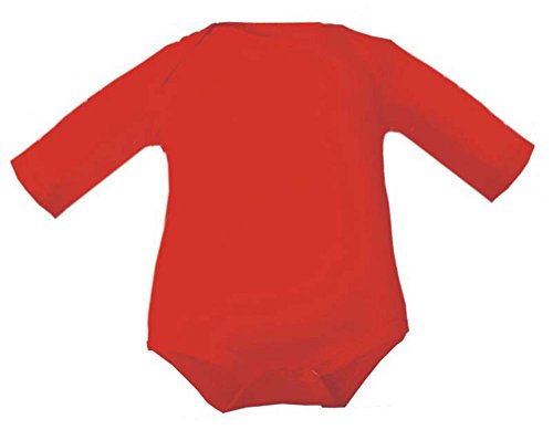 Kleiner Fratz Baby Body 1/1-Arm (Fb. rot) (Gr.86) unbedruckt/Öko Tex Standart von Kleiner Fratz