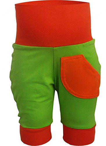 KLEINER FRATZ 3/4 Capri Baby/Kinder Sommer Pumphose (Farbe Lime-orange) (Größe 92-104) von Kleiner Fratz