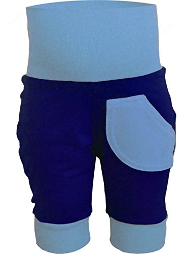 KLEINER FRATZ 3/4 Capri Baby/Kinder Sommer Pumphose (Farbe Navy-hellblau) (Größe 110-122) von Kleiner Fratz