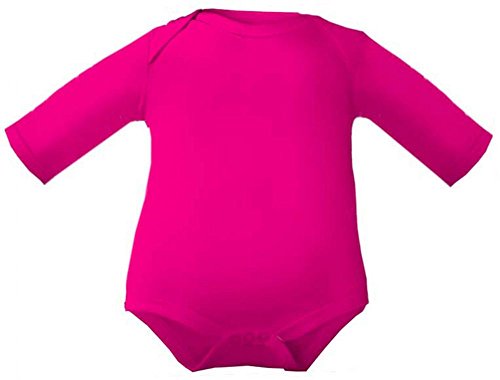 Kleiner Fratz Baby Body 1/1-Arm (Fb. fuchsia) (Gr.68) unbedruckt/Öko Tex Standart von Kleiner Fratz