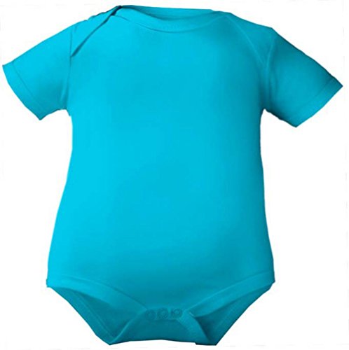 Kleiner Fratz Baby Body 1/4-Arm (Fb. atollblau) (Gr.98) unbedruckt/Öko Tex Standart von Kleiner Fratz