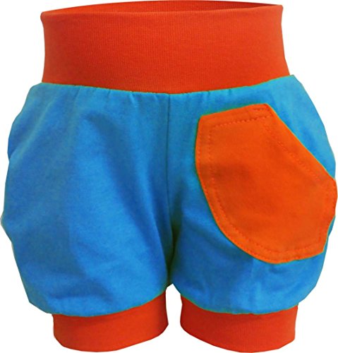 Kleiner Fratz Kurze Baby/Kinder Sommer Pumphose (Farbe Atoll-orange) (Größe 110-122) von Kleiner Fratz