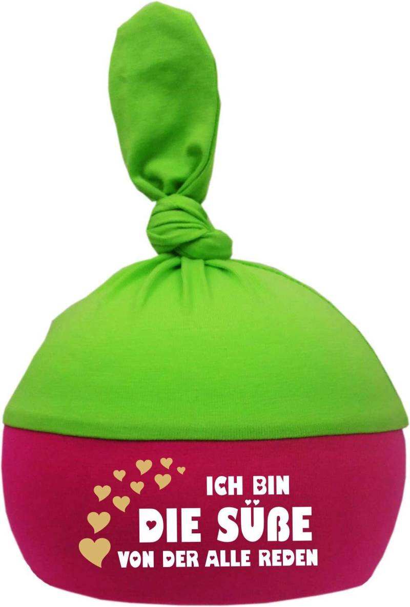 1-Zipfel Babymütze Multicolor Ich Bin Die Süße von KleinerFratzStore