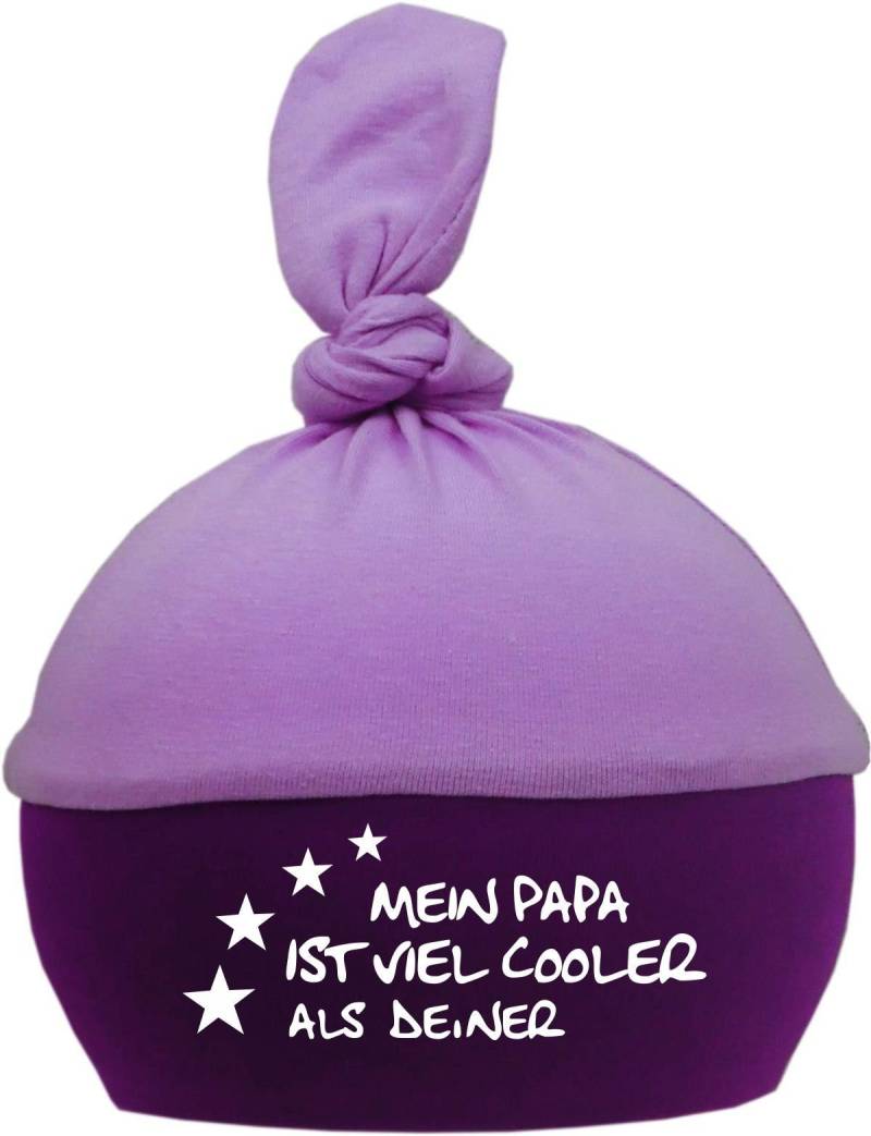 1-Zipfel Babymütze Multicolor Mein Papa Ist Cooler von KleinerFratzStore