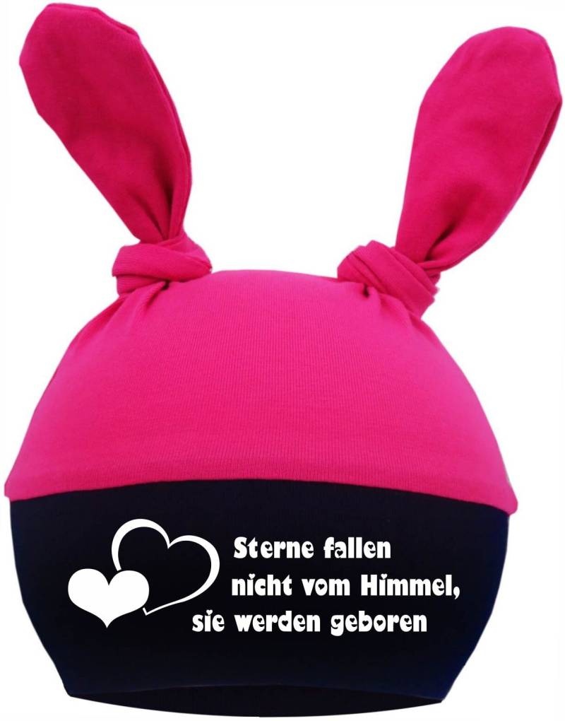 2-Zipfel Babymütze Multicolor Sterne Fallen Nicht Vom Himmel von KleinerFratzStore