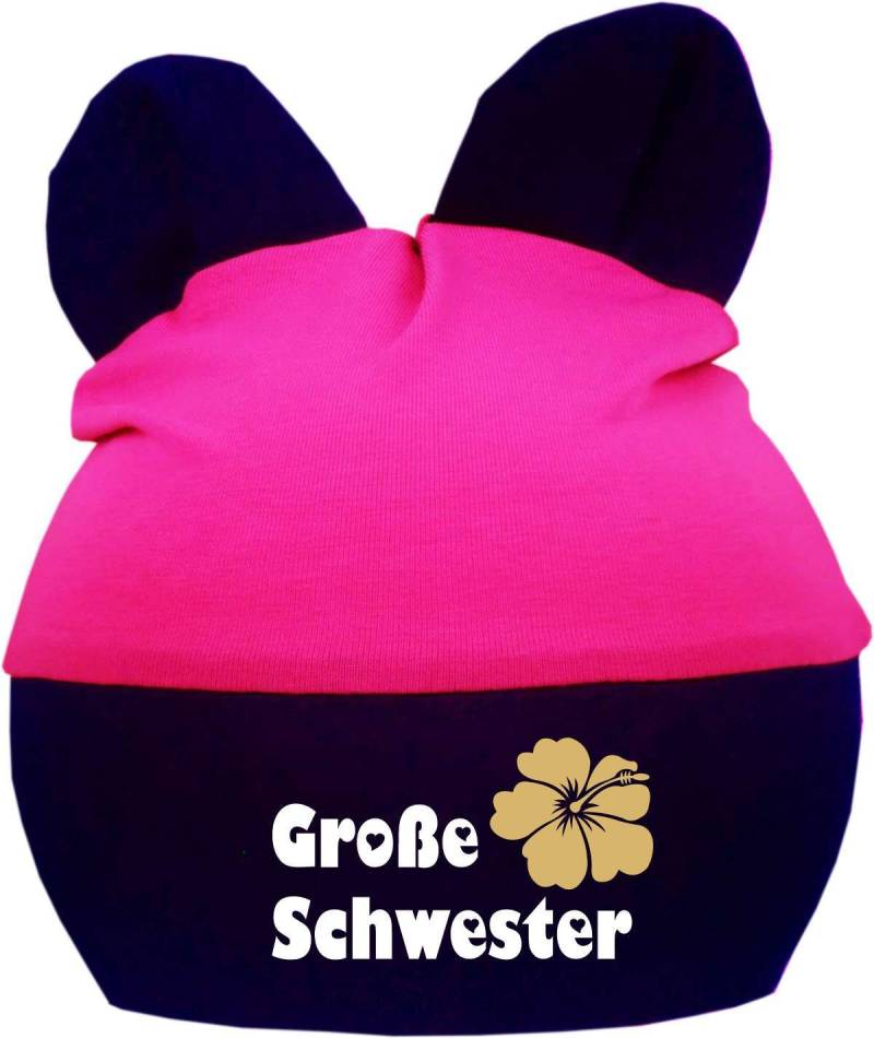 Baby Ohren Mütze Multicolor Mit Große Schwester von KleinerFratzStore