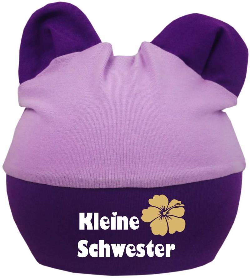 Baby Ohren Mütze Multicolor Mit Kleine Schwester von KleinerFratzStore