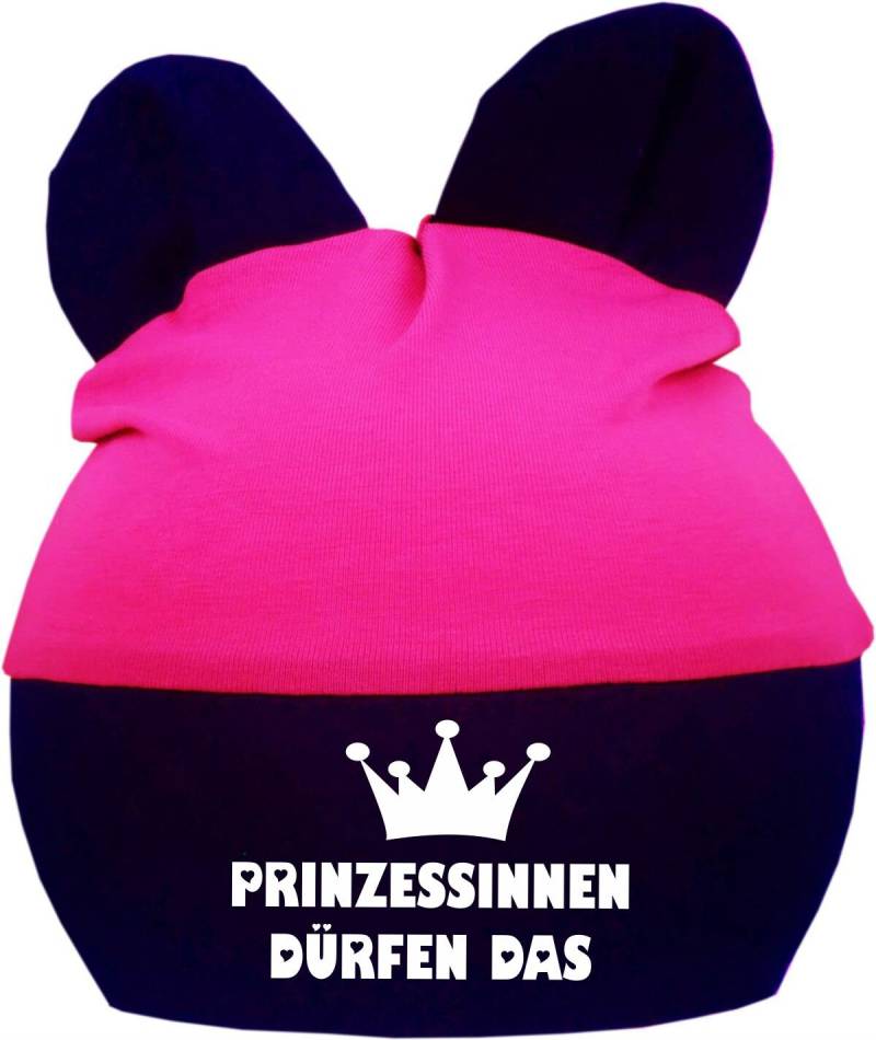 Baby Ohren Mütze Multicolor Mit Prinzessinnen Dürfen Das von KleinerFratzStore