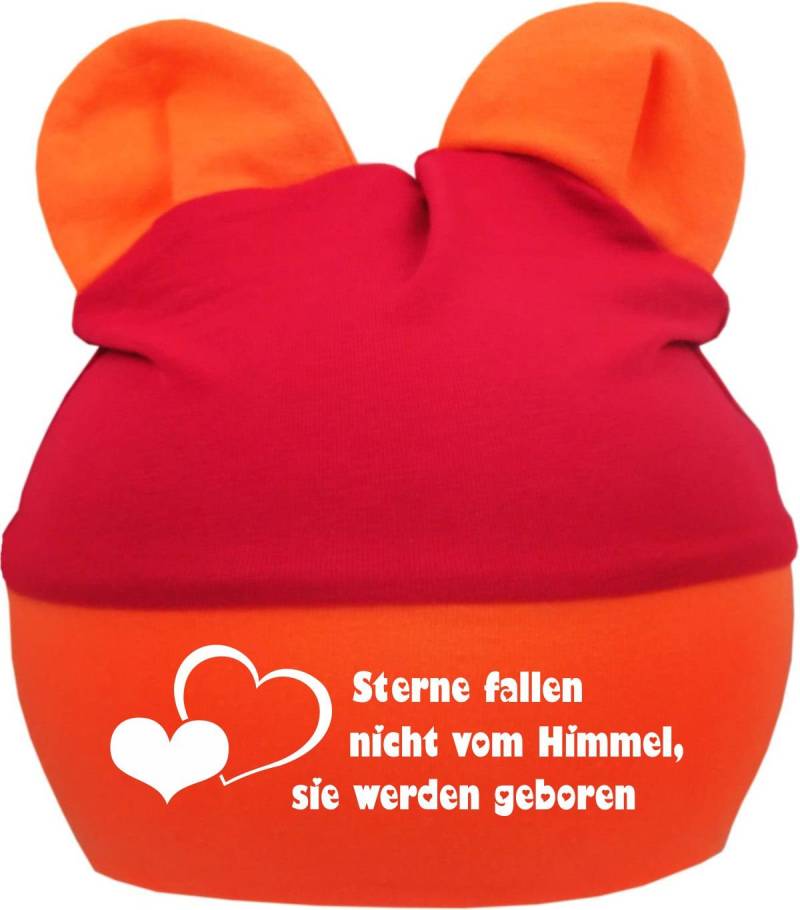 Baby Ohren Mütze Multicolor Mit Sterne Fallen Nicht Vom Himmel von KleinerFratzStore