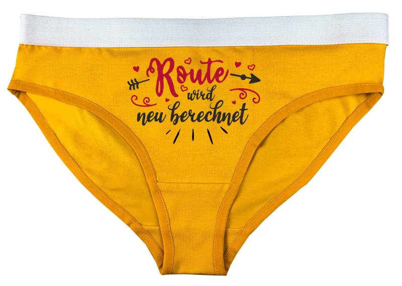 Damen Slip Bedruckt Mit Dem Motiv Route Wird Neu Berechnet von KleinerFratzStore