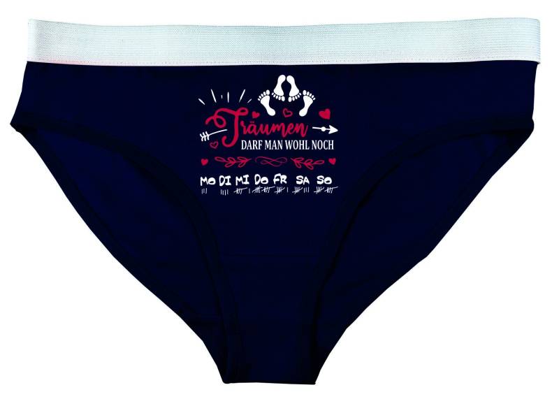 Damen Slip Bedruckt Mit Dem Motiv Träumen Darf Man Ja Wohl Noch von KleinerFratzStore