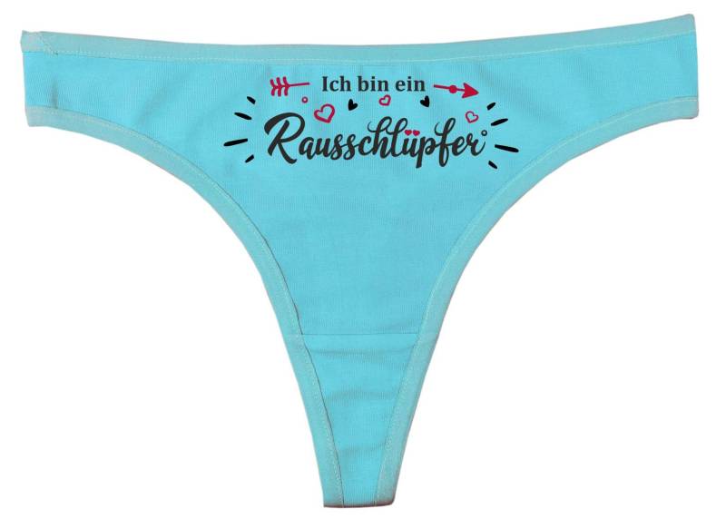Damen String Tanga Mit Dem Motiv Ich Bin Ein Rausschlüpfer von KleinerFratzStore