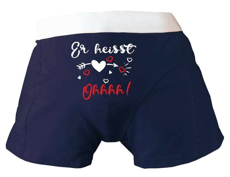 Herren Boxershort Bedruckt Mit Er Heißt Ohhhh von KleinerFratzStore