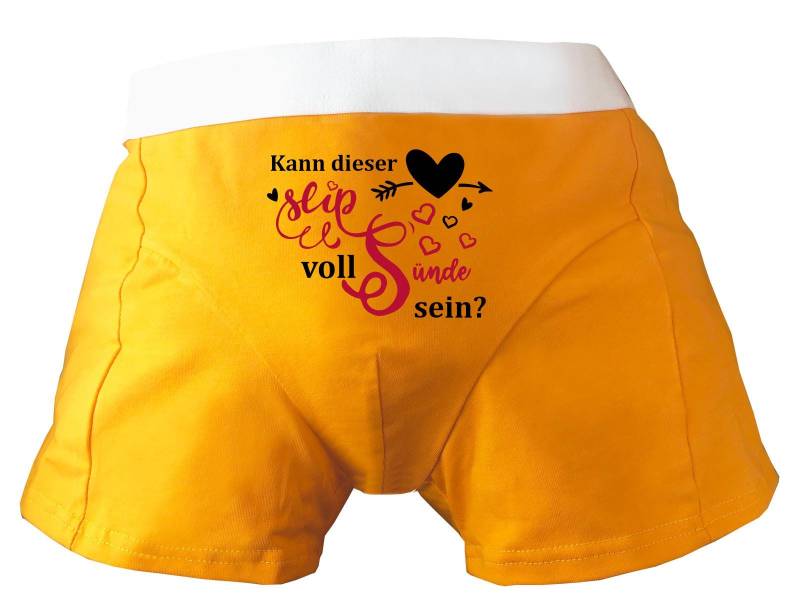 Herren Boxershort Bedruckt Mit Kann Dieser Slip Voll Sünde Sein von KleinerFratzStore