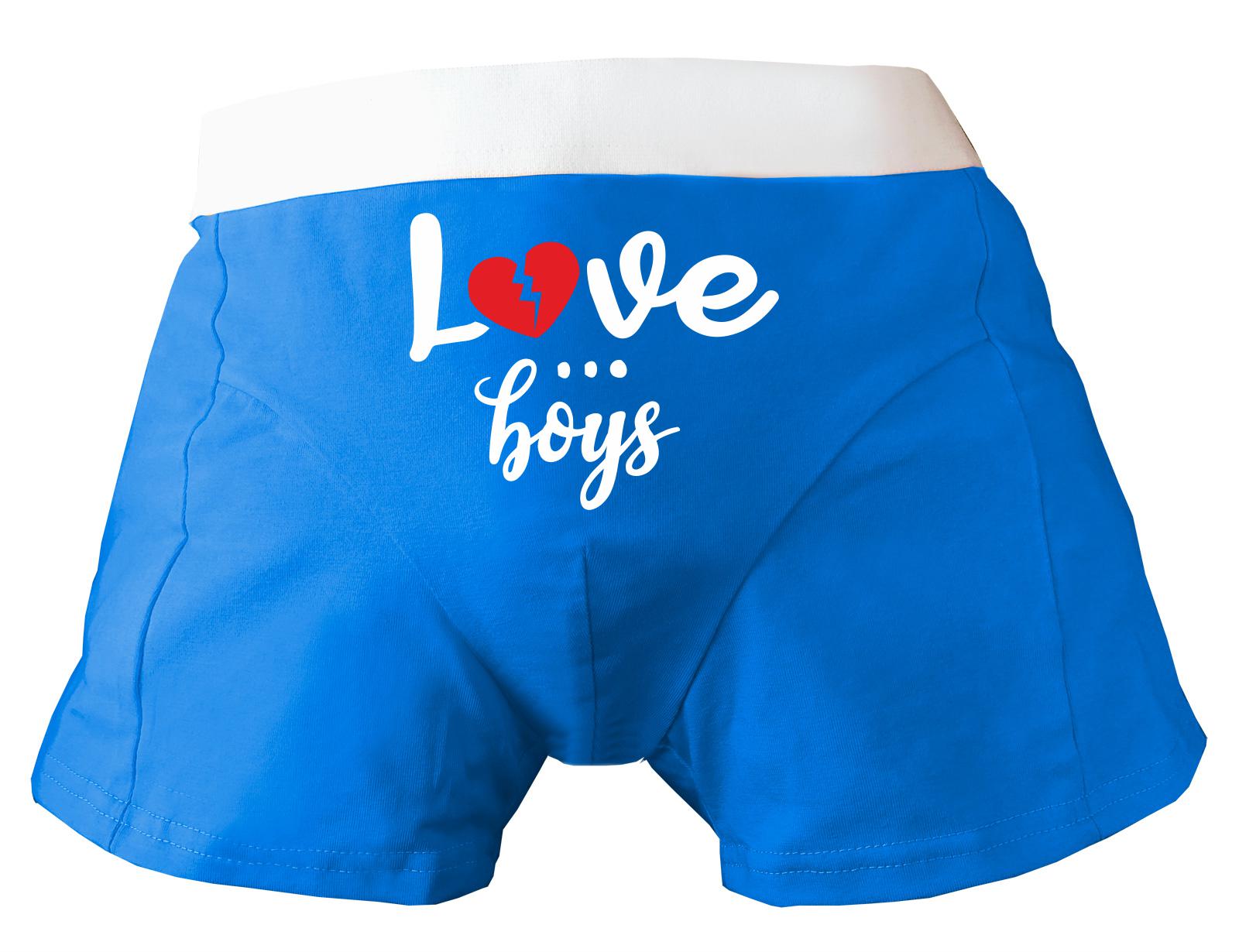 Herren Boxershort Bedruckt Mit Love ... Boys von KleinerFratzStore