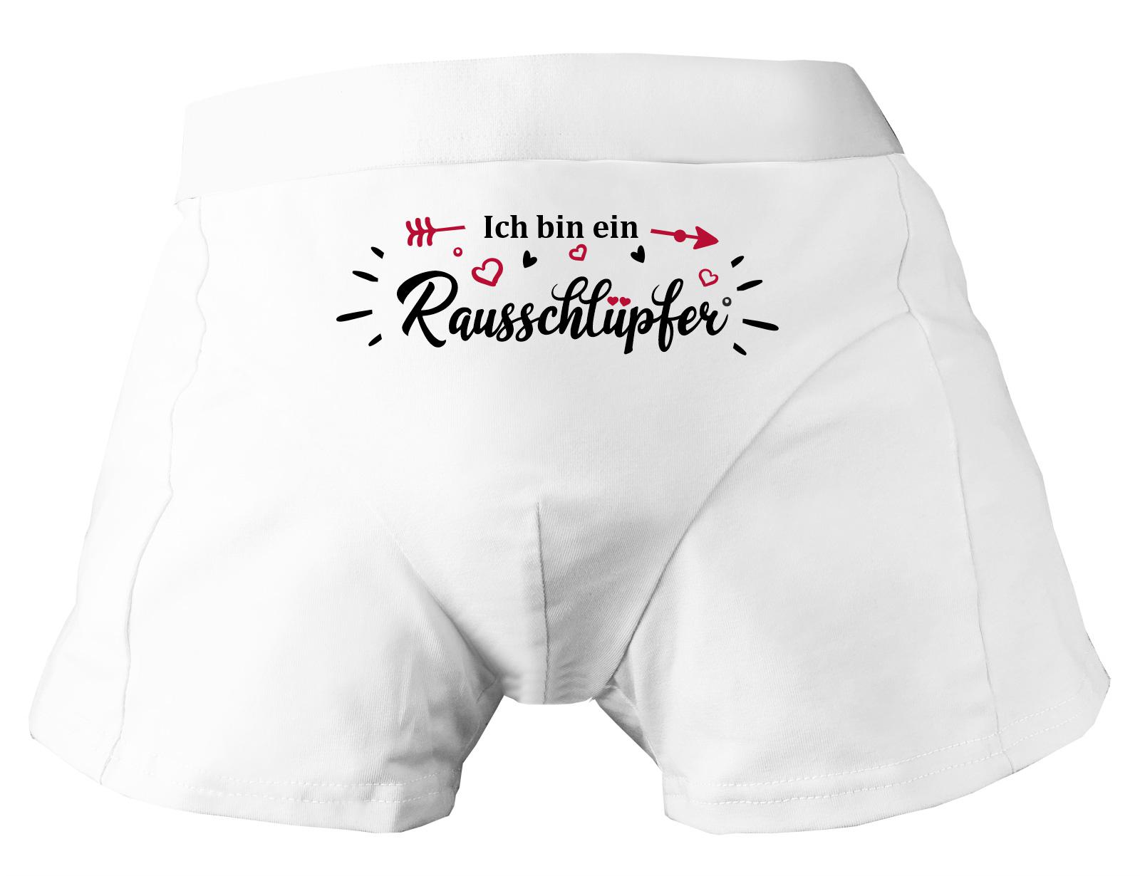 Herren Boxershort Bedruckt Mit Rausschlüpfer von KleinerFratzStore
