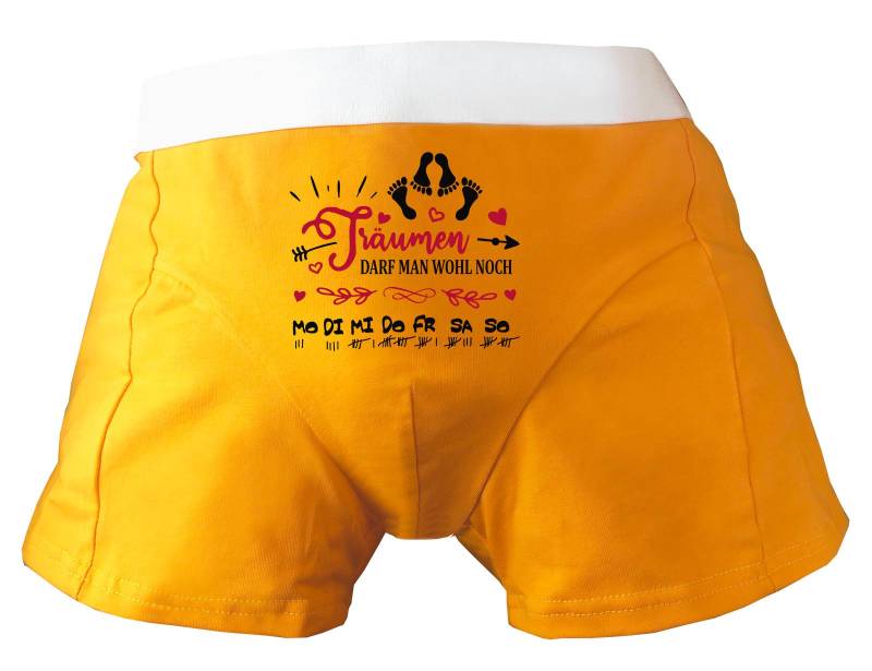Herren Boxershort Bedruckt Mit Träumen Darf Man Wohl Noch von KleinerFratzStore