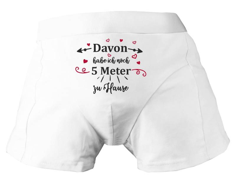 Herren Boxershort Bedruckt Mit Und Davon Habe Ich Noch 5 Meter Zu Hause von KleinerFratzStore