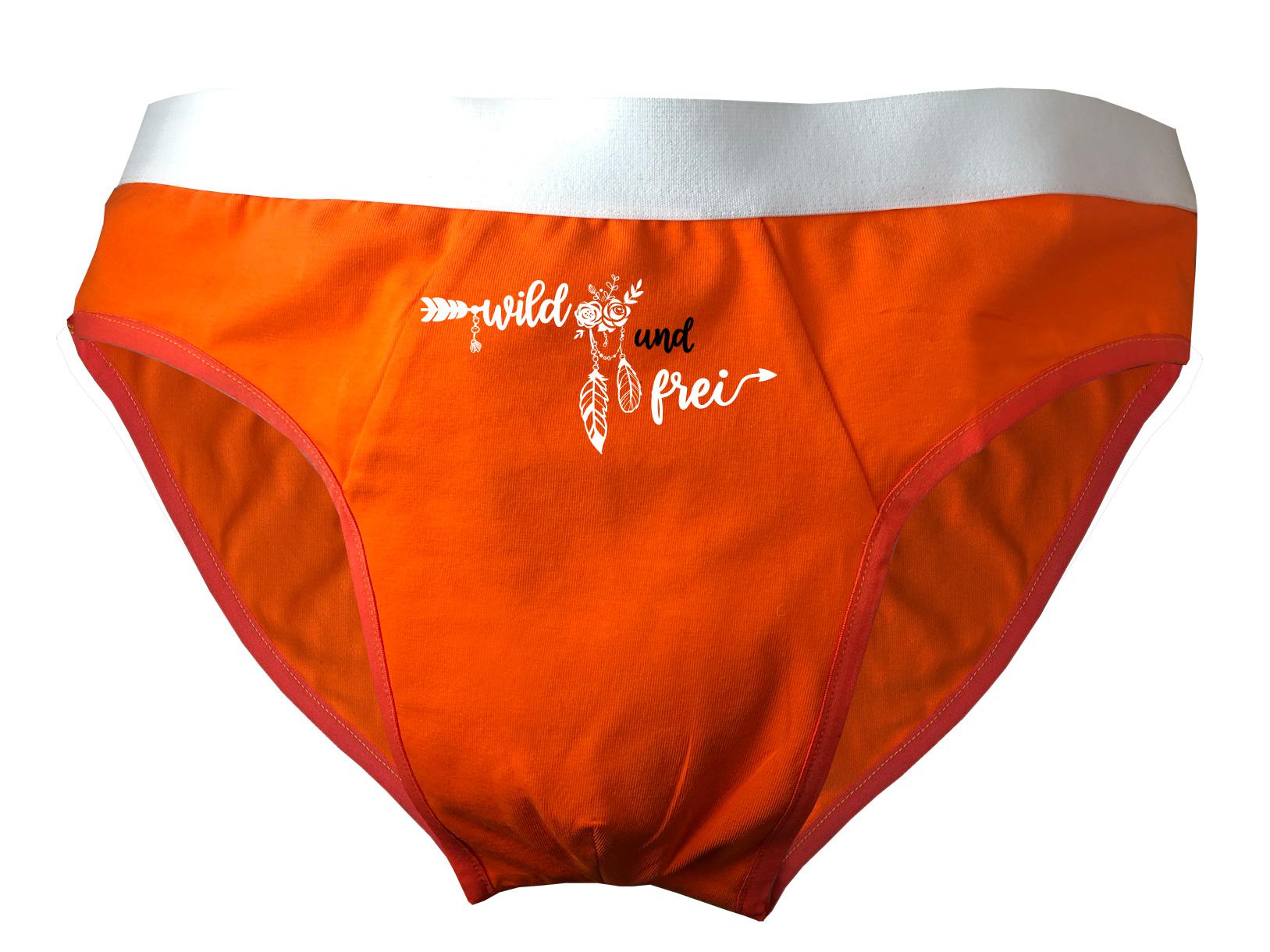 Herren Slip Bedruckt Mit Wild Und Frei von KleinerFratzStore