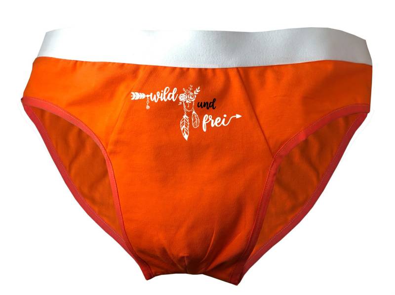 Herren Slip Bedruckt Mit Wild Und Frei von KleinerFratzStore