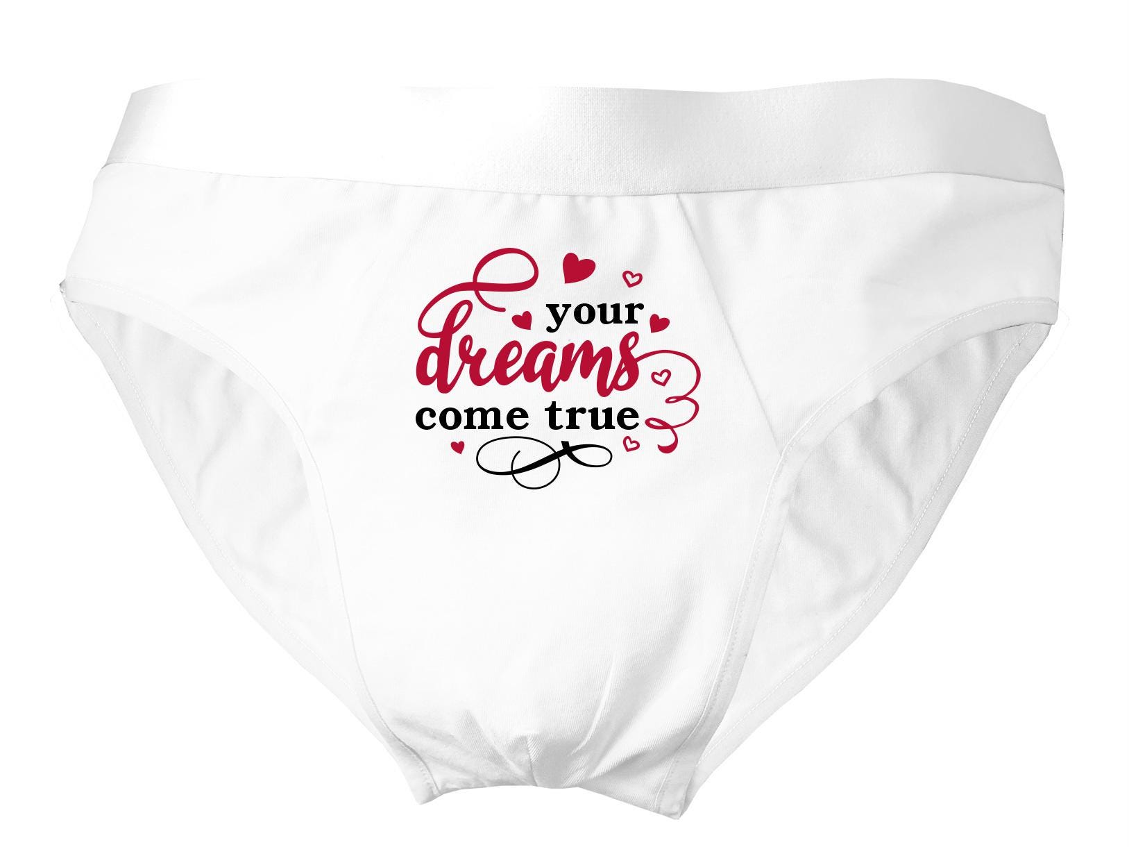 Herren Slip Bedruckt Mit Your Dreams Come True von KleinerFratzStore