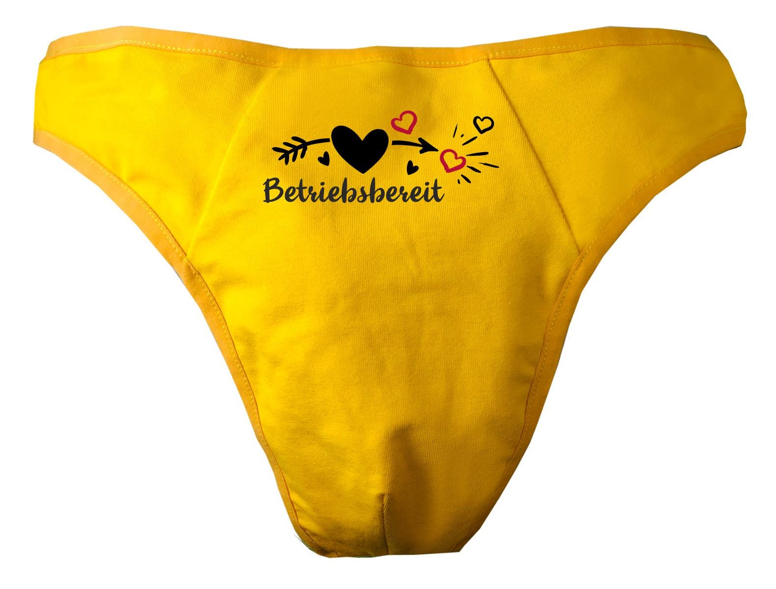 Herren String Tanga Bedruckt Mit "Betriebsbereit" von KleinerFratzStore