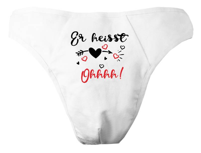 Herren String Tanga Bedruckt Mit "Er Heißt Ohhh" von KleinerFratzStore