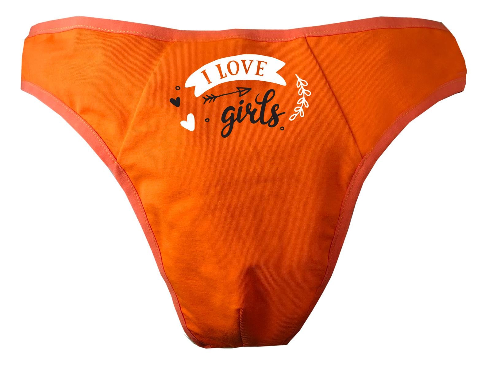 Herren String Tanga Bedruckt Mit "I Love Girls" von KleinerFratzStore