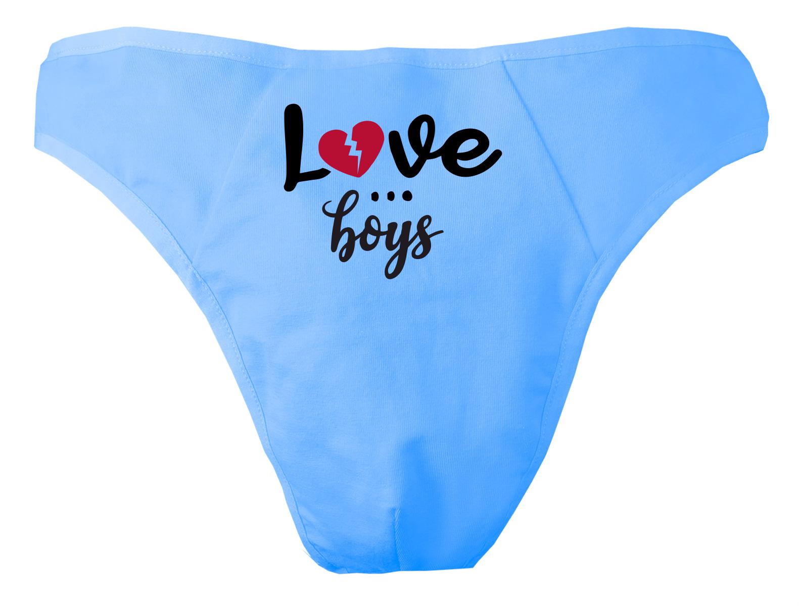 Herren String Tanga Bedruckt Mit "Love ... Boys" von KleinerFratzStore