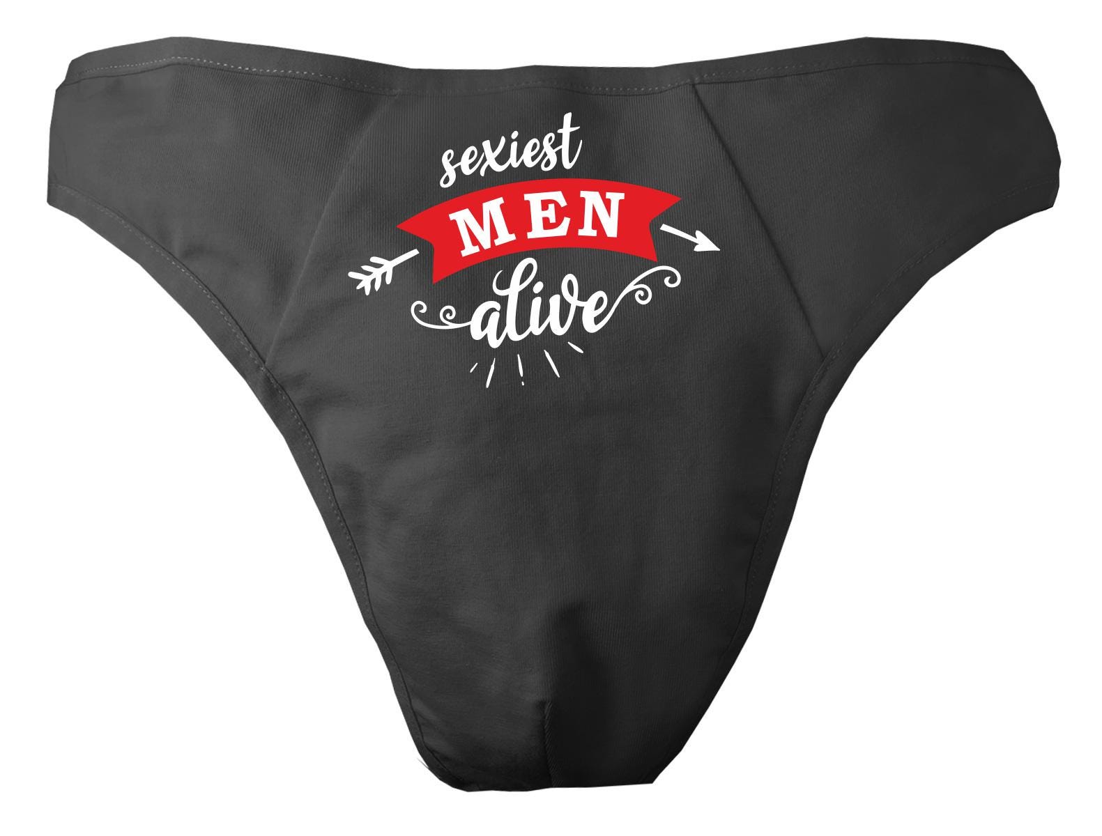 Herren String Tanga Bedruckt Mit "Sexiest Men Alive" von KleinerFratzStore