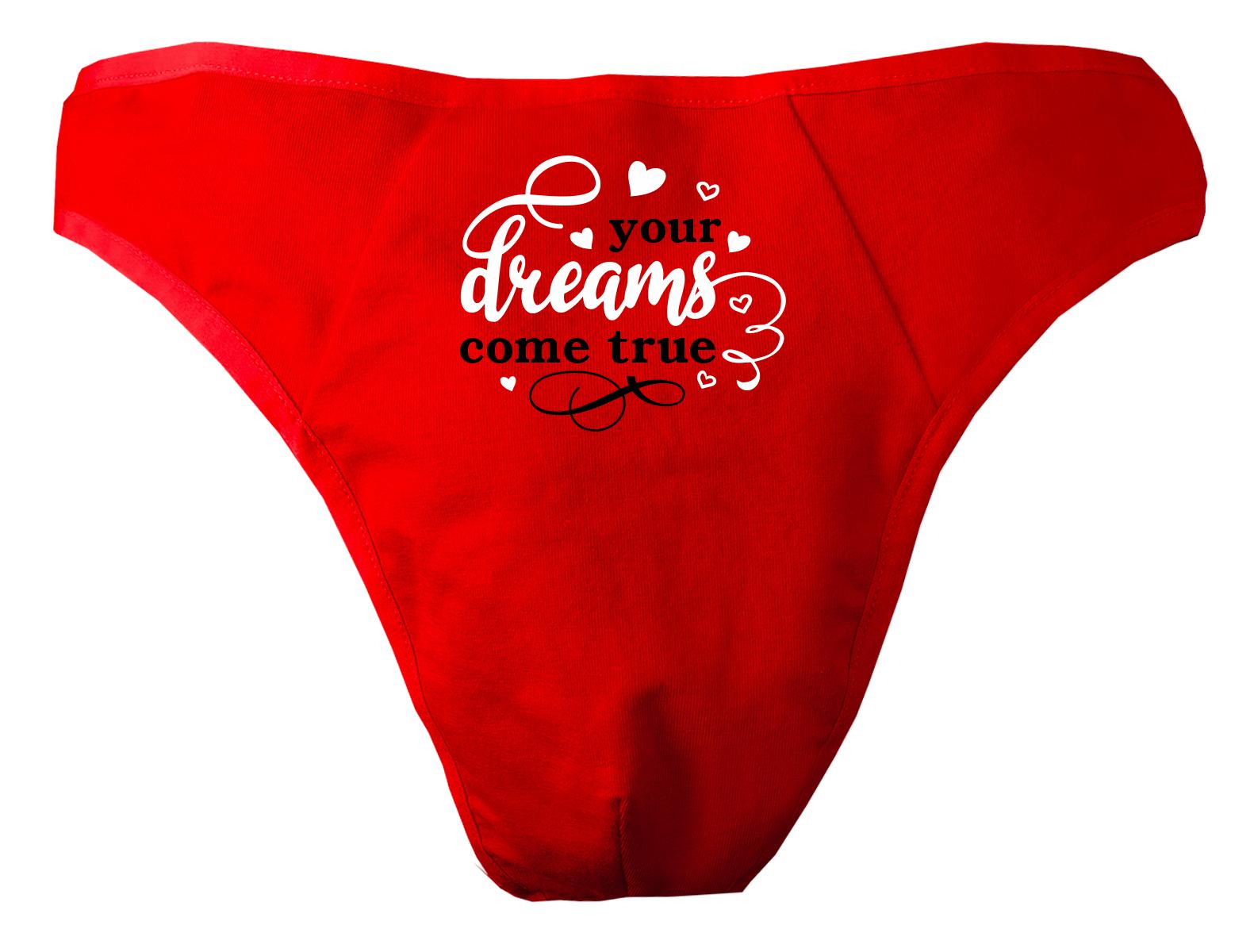 Herren String Tanga Bedruckt Mit "Your Dreams Come True" von KleinerFratzStore