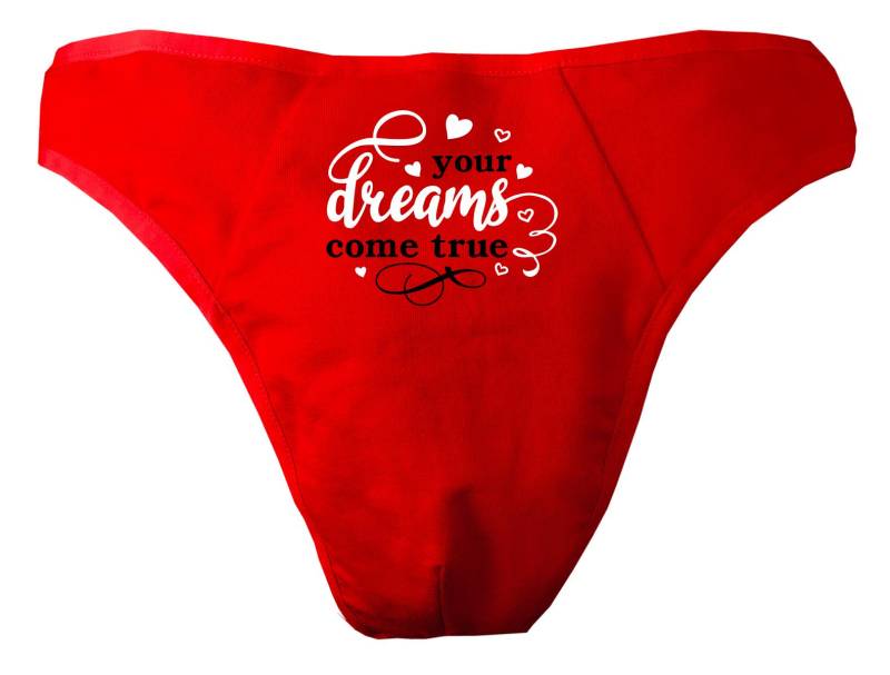 Herren String Tanga Bedruckt Mit "Your Dreams Come True" von KleinerFratzStore