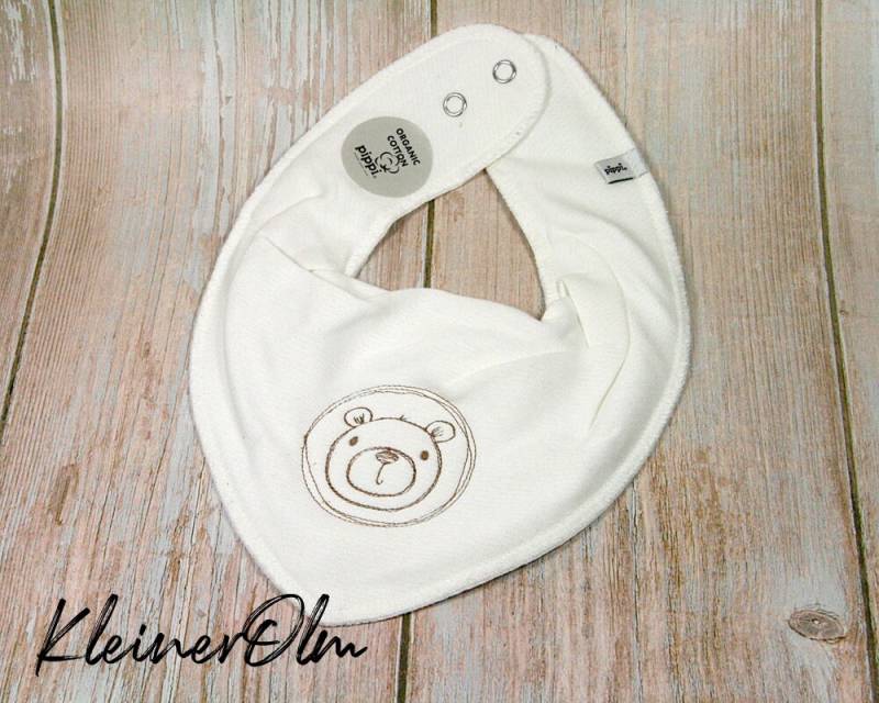 Halstuch Dreieckstuch Mit Druckknöpfen Namen Bestickt Personalisierbar von KleinerOlm