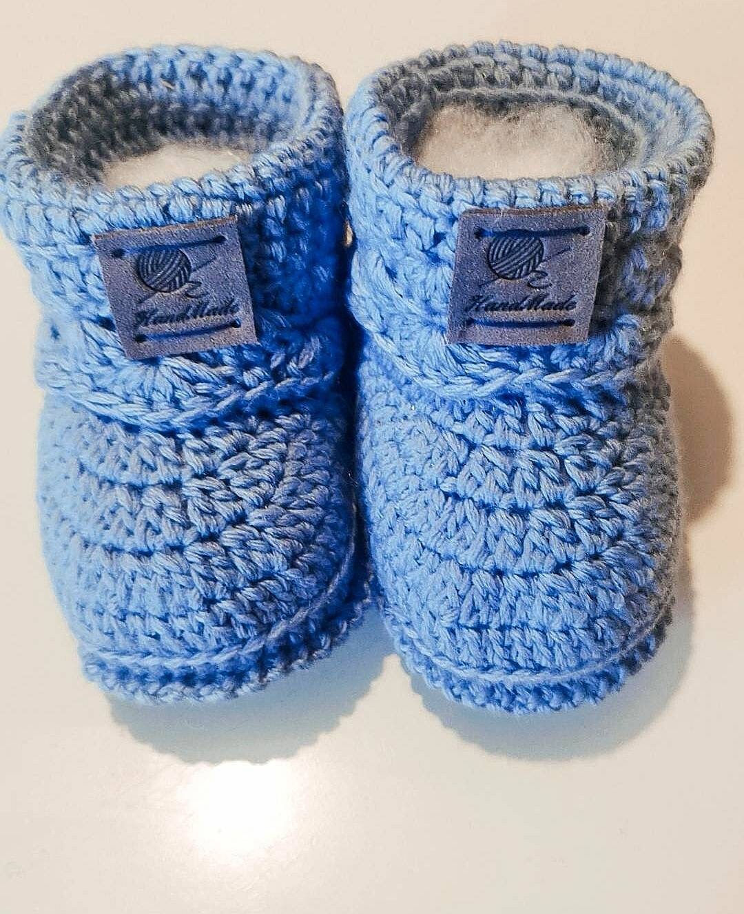 Gehäkelte Babystiefelchenversandkostenfrei Gehäkelte Babystiefelchenversandkostenfrei von KleinerSchuh