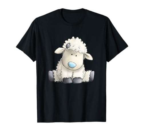 Vintage niedliche weiße Baby-Schafe, die mit Liebe schauen T-Shirt Vintage niedliche weiße Baby-Schafe, die mit Liebe schauen T-Shirt von Kleines Geschenk der weißen Schafe für Landwirt