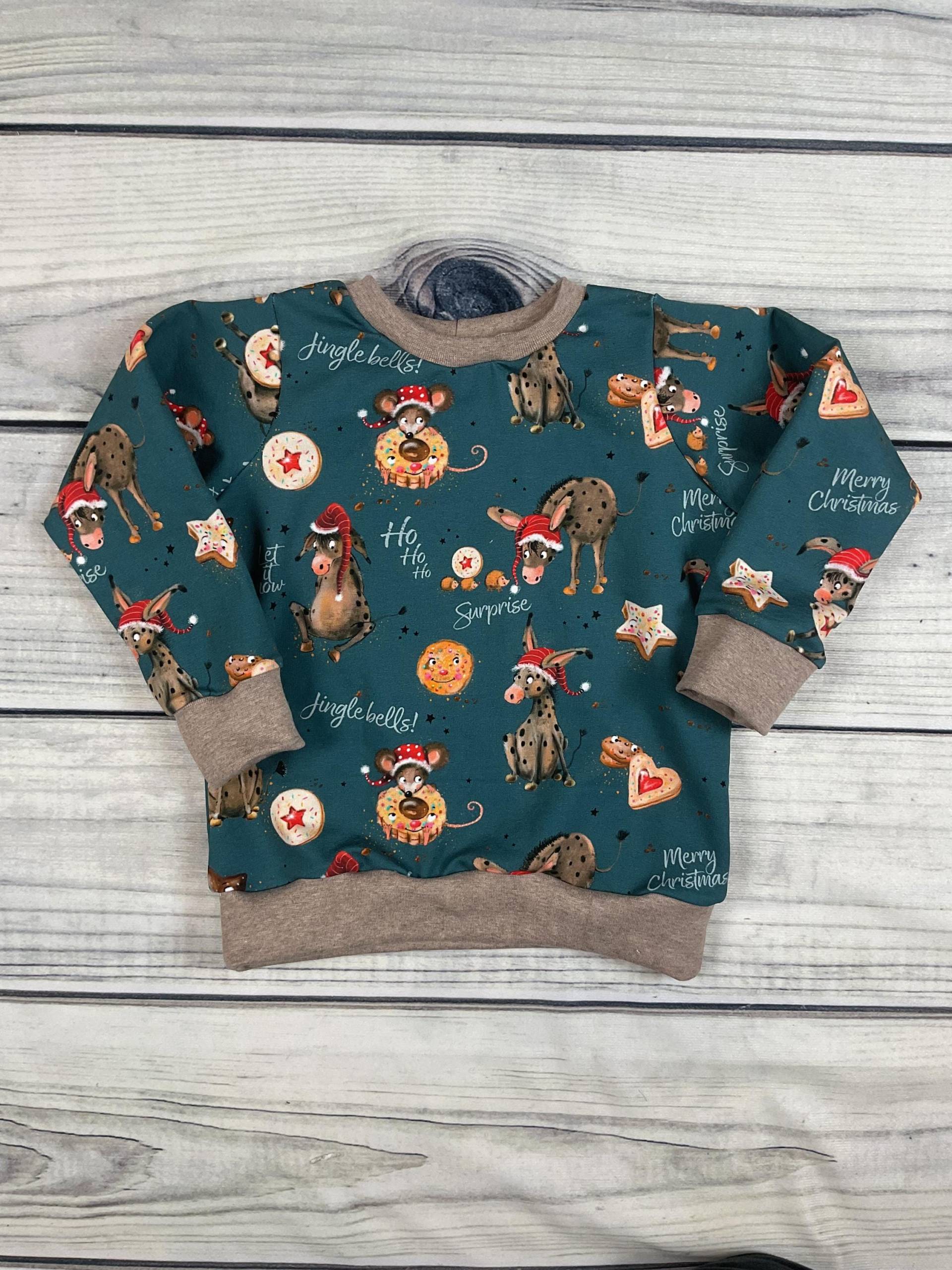 Sofortkauf Weihnachtspulli Gr. 92 von KleinesIch