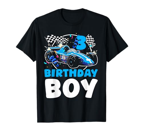 3. Geburtstag Junge Rennwagen Thema Kleinkind Jungen Kinder T-Shirt 3. Geburtstag Junge Rennwagen Thema Kleinkind Jungen Kinder T-Shirt von Kleinkind Racing Geburtstag Feier Auto 3 Jahre