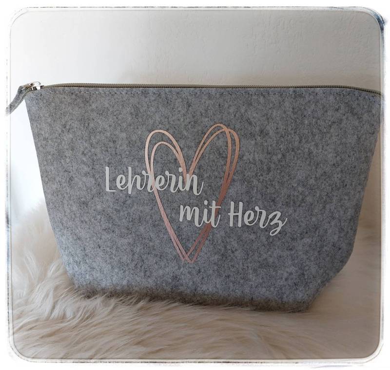 Filztasche Lehrerin Geschenk Personalisierte Tasche Abschiedsgeschenk von KleinundfeinShop