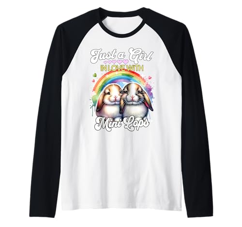 Mini Lop Girl Mädchen Liebt Kleinwidder Kaninchen Raglan Mini Lop Girl Mädchen Liebt Kleinwidder Kaninchen Raglan von Kleinwidder Kaninchen Damen Herren