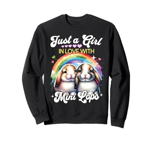Mini Lop Girl Mädchen Liebt Kleinwidder Kaninchen Sweatshirt Mini Lop Girl Mädchen Liebt Kleinwidder Kaninchen Sweatshirt von Kleinwidder Kaninchen Damen Herren