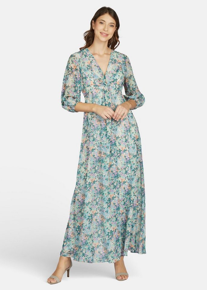 Kleo Abendkleid mit Blumenprint von Kleo