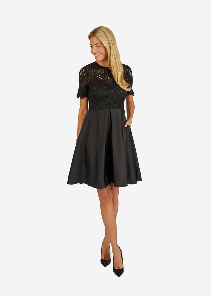 Kleo Cocktailkleid (1-tlg) elegant schimmernder Satinrock von Kleo