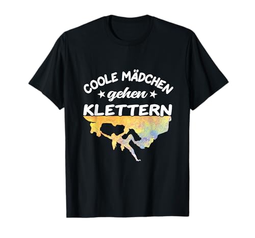 Klettern Bouldern Mädchen T-Shirt Klettern Bouldern Mädchen T-Shirt von Kletter Designs Für Mädchen & Frauen