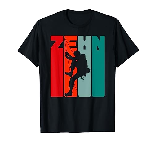 Kletterer Boulderer 10 Jahre Jungen Klettern 10 Geburtstag T-Shirt Kletterer Boulderer 10 Jahre Jungen Klettern 10 Geburtstag T-Shirt von Kletter Geschenke Geburtstagsshirt Jungen Mädchen