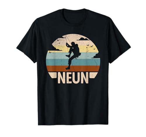 Kletterer Bouldern 9 Jahre Jungen 9 Geburtstag Klettern T-Shirt Kletterer Bouldern 9 Jahre Jungen 9 Geburtstag Klettern T-Shirt von Kletter Geschenke Geburtstagsshirt Jungen Mädchen