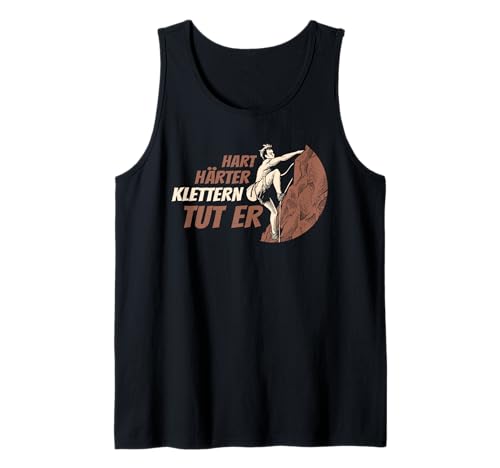 Herren Klettern Felsklettern Bergsport - Bergsteiger Kletterer Tank Top von Klettern Geschenke & Ideen