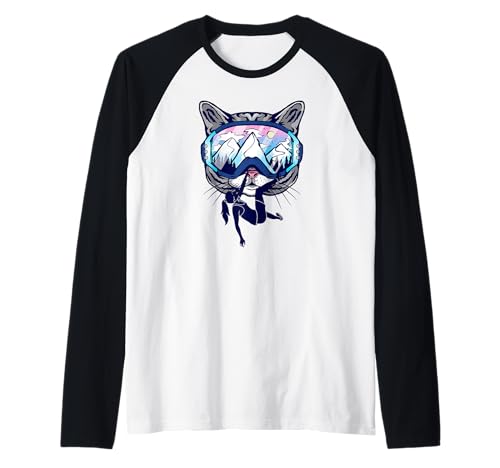 Klettern Bergsteigen Katzen Klettererin Frauen Kletterer Raglan Klettern Bergsteigen Katzen Klettererin Frauen Kletterer Raglan von Klettern Sport Freizeit Ausrüstung Geschenke Shirt