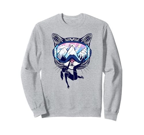 Klettern Bergsteigen Katzen Klettererin Frauen Kletterer Sweatshirt von Klettern Sport Freizeit Ausrüstung Geschenke Shirt
